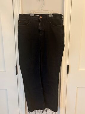 Pilcro Black Washed Denim Jeans